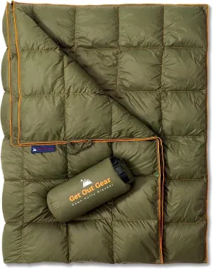 650 Phil Power Get Out Gear Down Camping Blanket-Outdoor Lightweight Packable