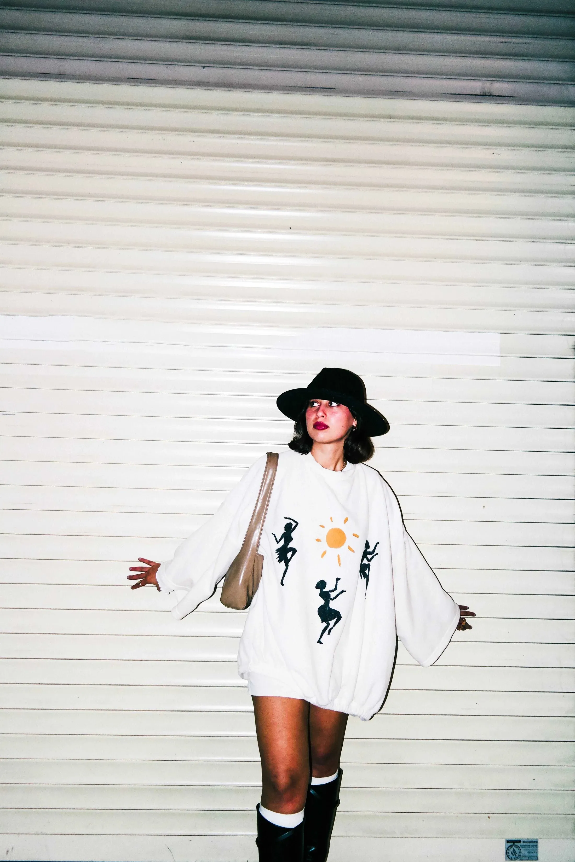 A Dancers Poncho Sweatshirt