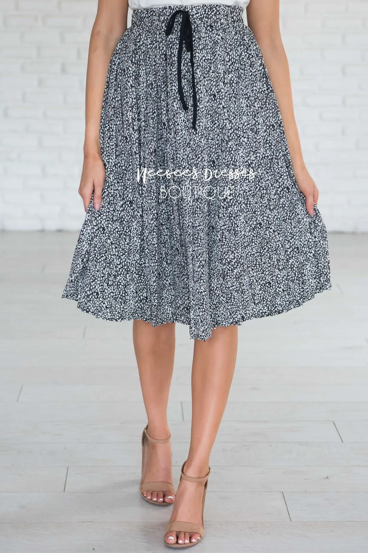 Ahead Of The Game Animal Print Skirt