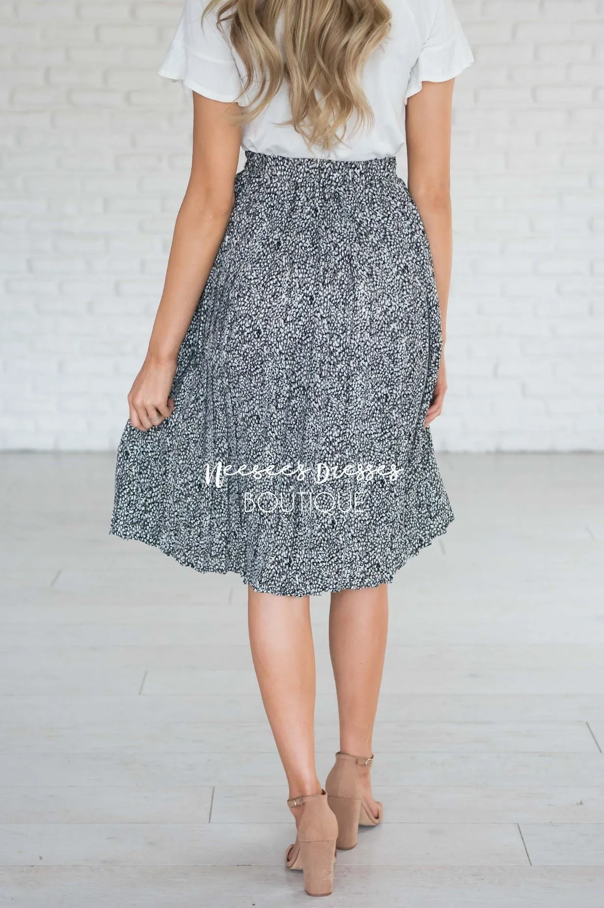 Ahead Of The Game Animal Print Skirt