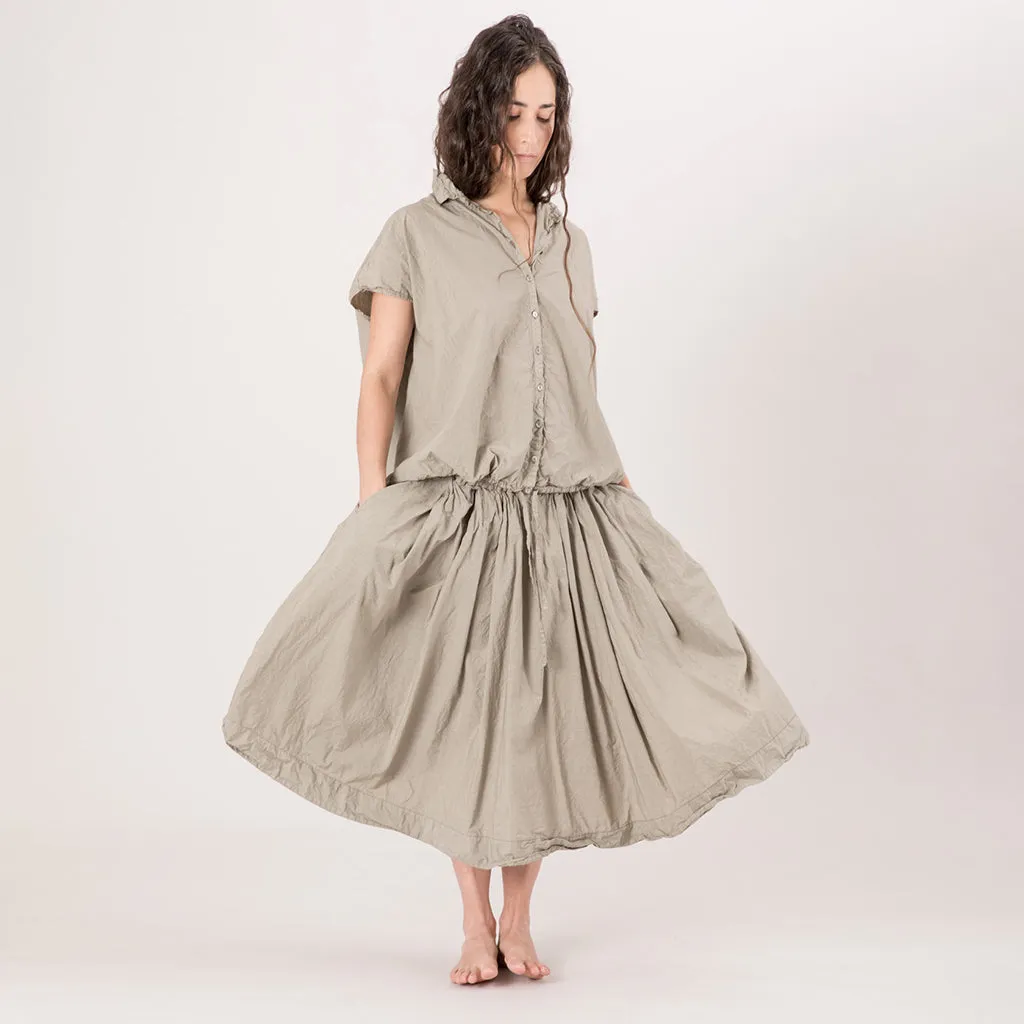 Album Di Famiglia Woman Pleated Short Skirt TC Milk White