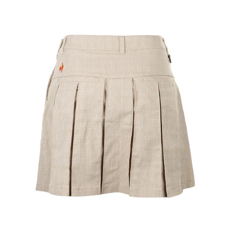 LE COQ SPORTIF GOLF Checkered Pleated Skirt