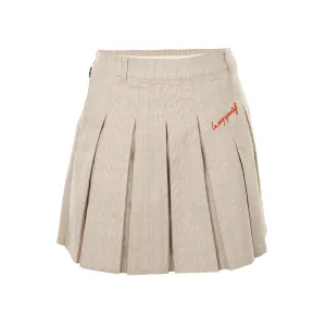 LE COQ SPORTIF GOLF Checkered Pleated Skirt