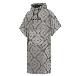 Mystic Jacquard Poncho-Black / White