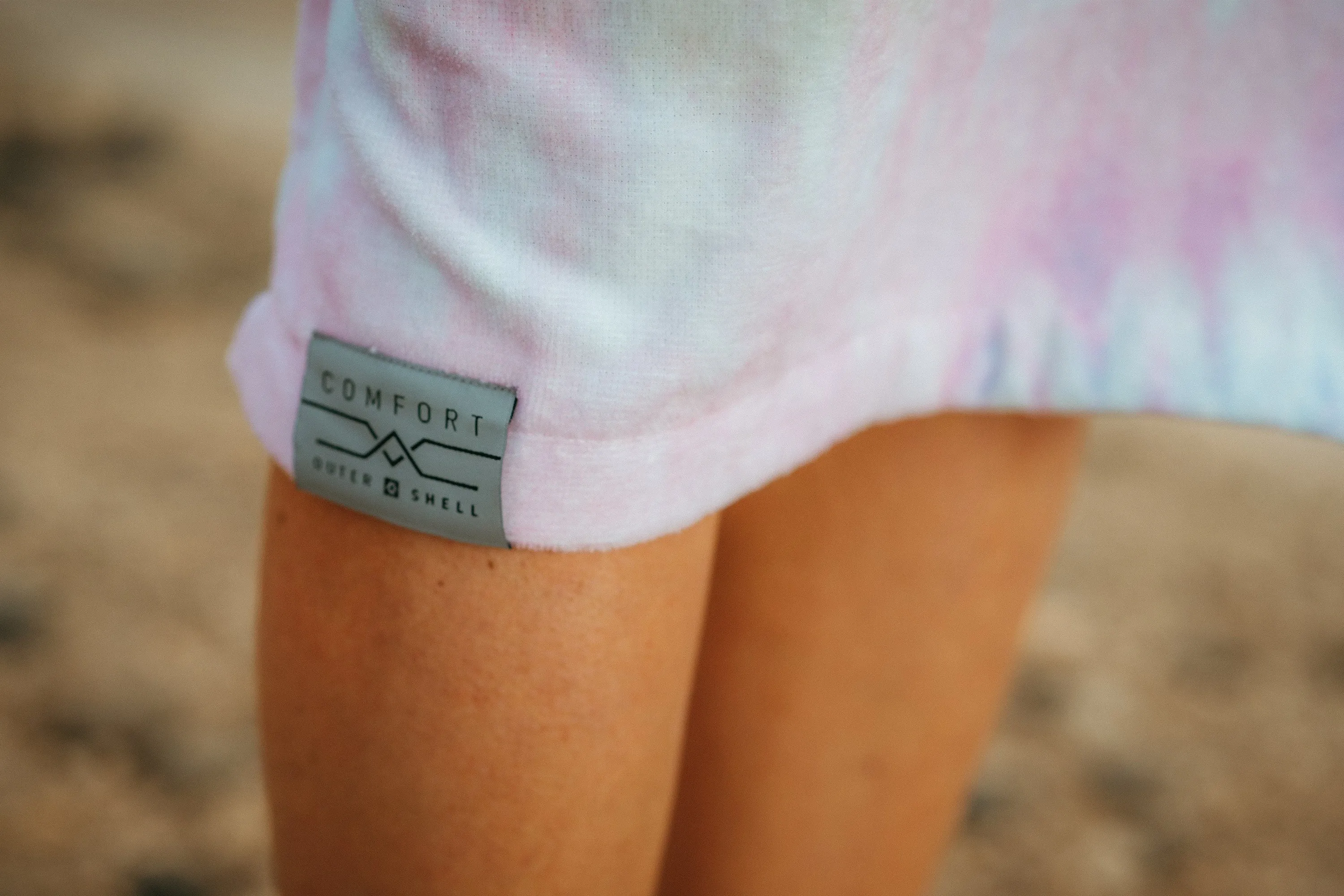 Mystic Poncho Velours AOP