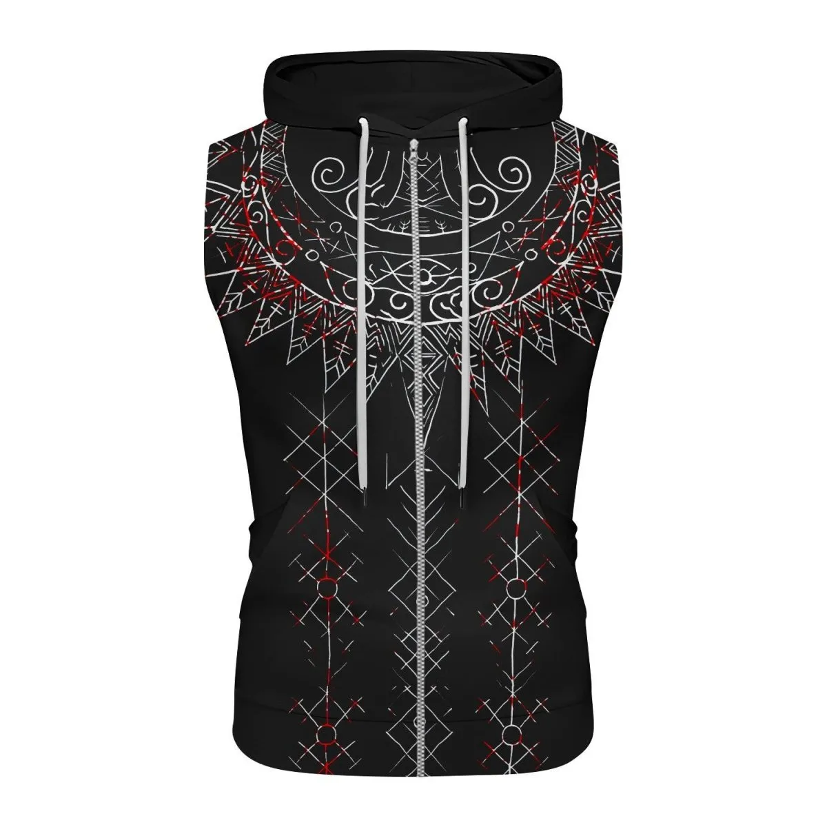 Sol Rune Sleeveless Pullover & Zip Hoodie