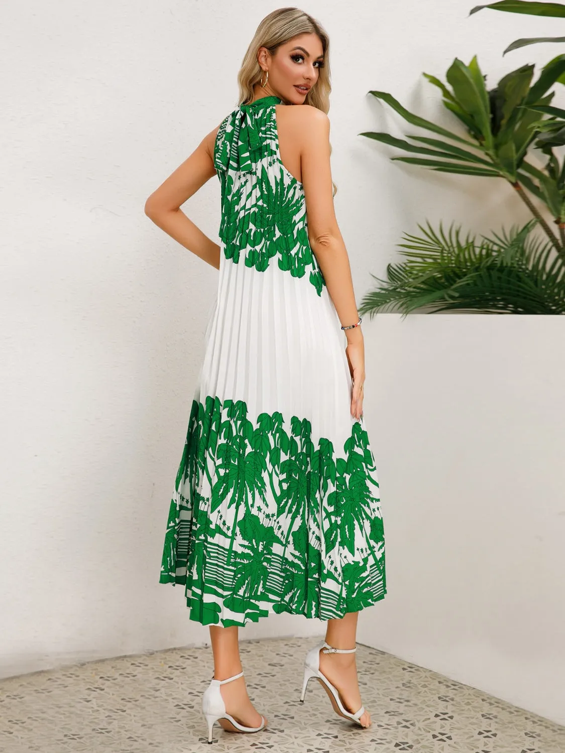 Tina Pleated Dress